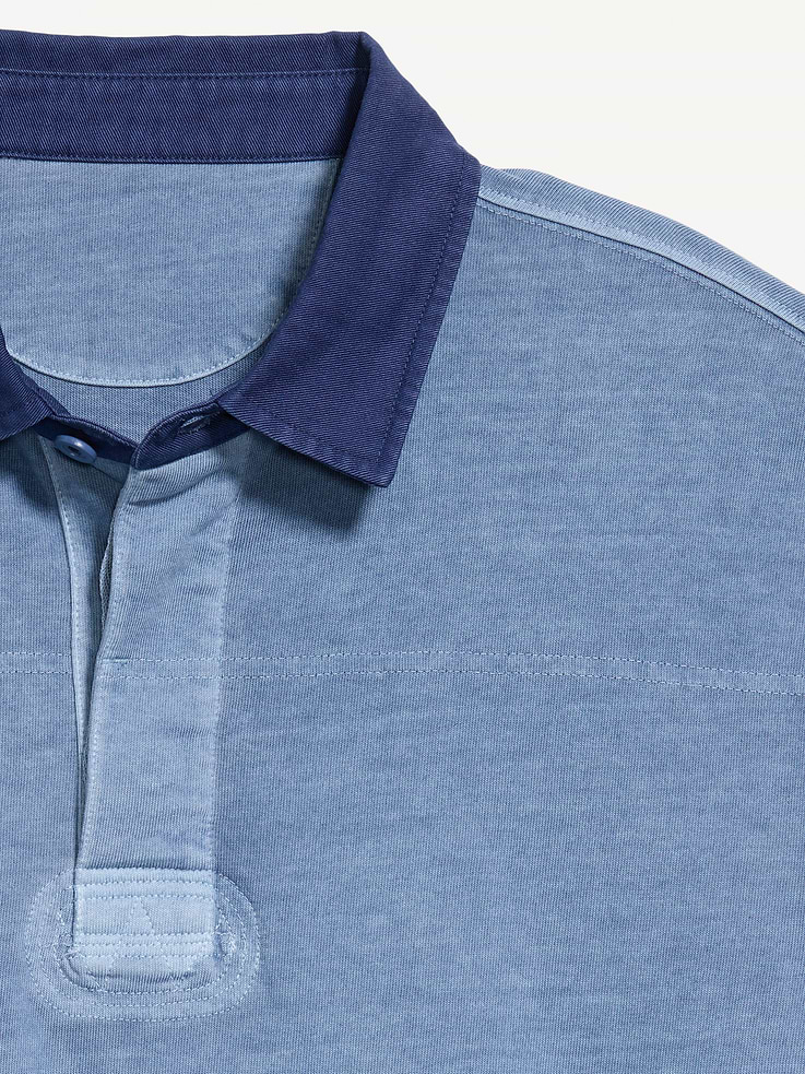 Image number 4 showing, Long-Sleeve Rugby Polo