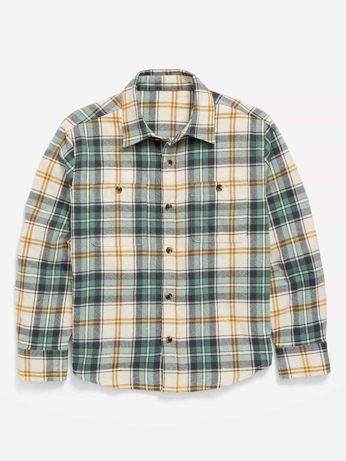 L'image numéro 1 présente Chemise en flanelle à manches longues pour garçon