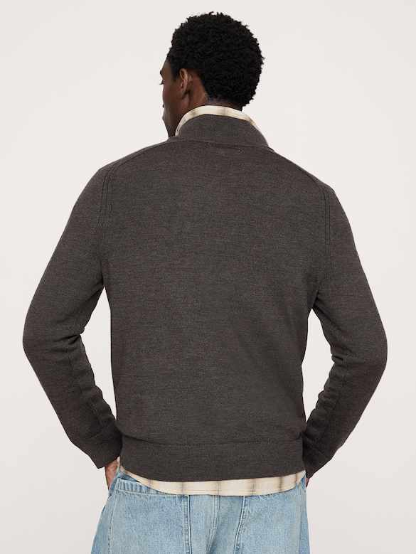 Merino Quarter-Zip Sweater