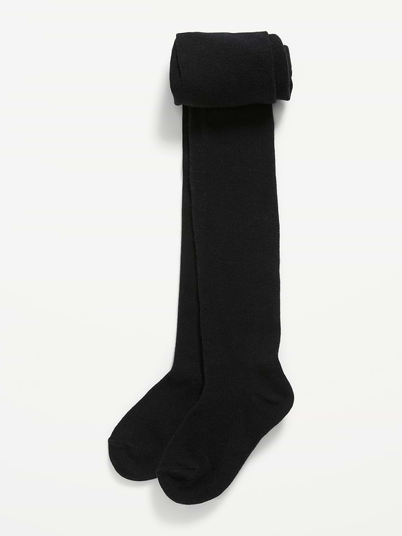 Collant en tricot doux uni pour toute-petite