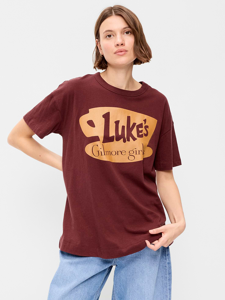Image number 1 showing, Gilmore Girls™ Oversized Tunic T-Shirt