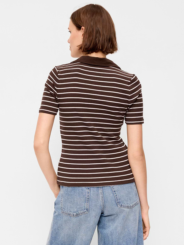 Keyhole Polo Top