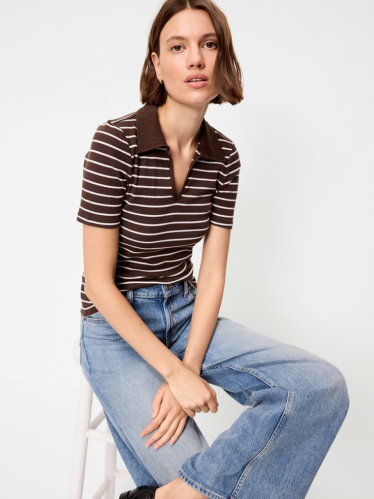 Image number 3 showing, Keyhole Polo Top
