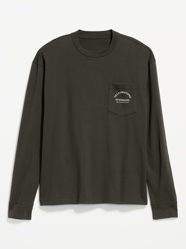 Image number 4 showing, Long-Sleeve Heavyweight Graphic T-Shirt