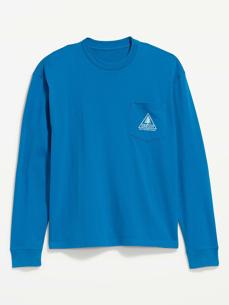 Image number 4 showing, Long-Sleeve Heavyweight Graphic T-Shirt