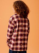 Image number 2 showing, Old Navy x Disney Mickey Mouse Oversized Flannel Gender-Neutral Shirt for Kids