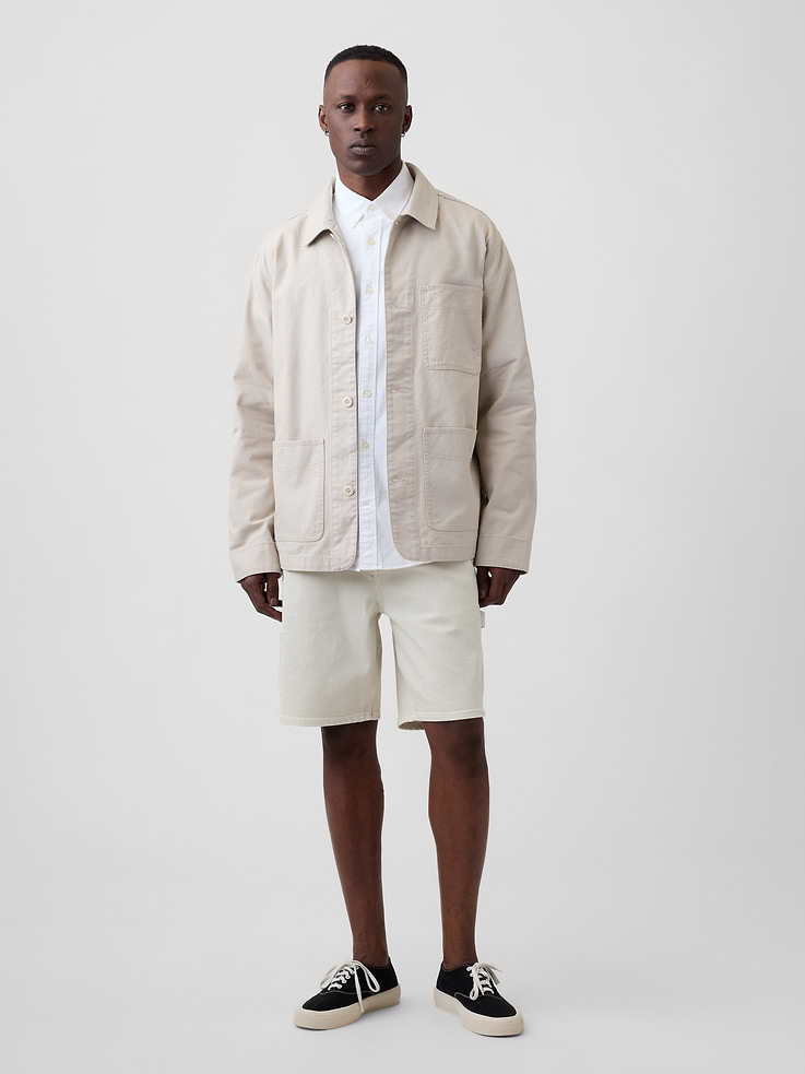 Image number 3 showing, Relaxed Twill Chore Jacket