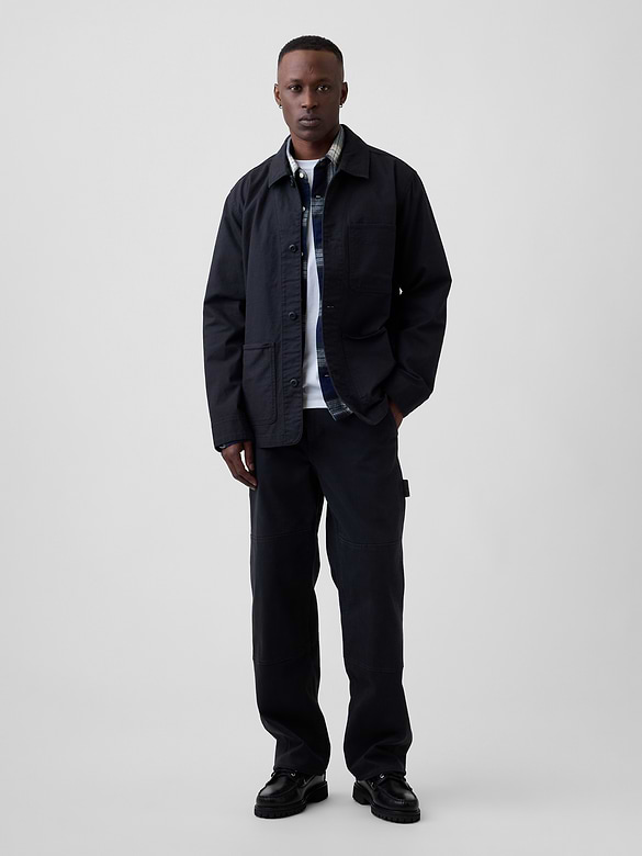 Relaxed Twill Chore Jacket