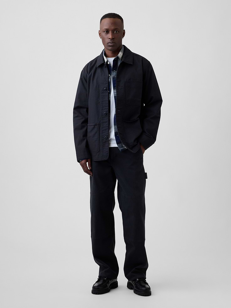 Image number 3 showing, Relaxed Twill Chore Jacket