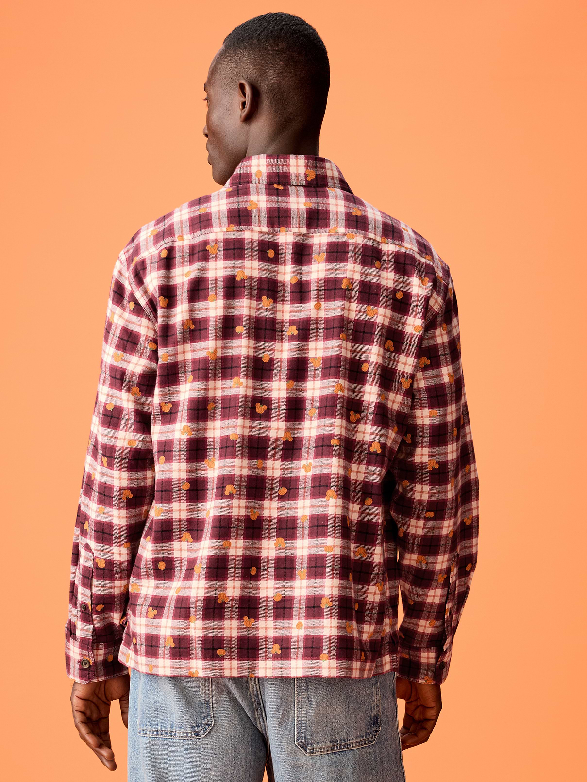 Image number 2 showing, Old Navy x Disney Mickey Mouse Flannel Shirt for Adults