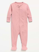 Image number 1 showing, 2-Way-Zip Sleep & Play Footed One-Piece for Baby