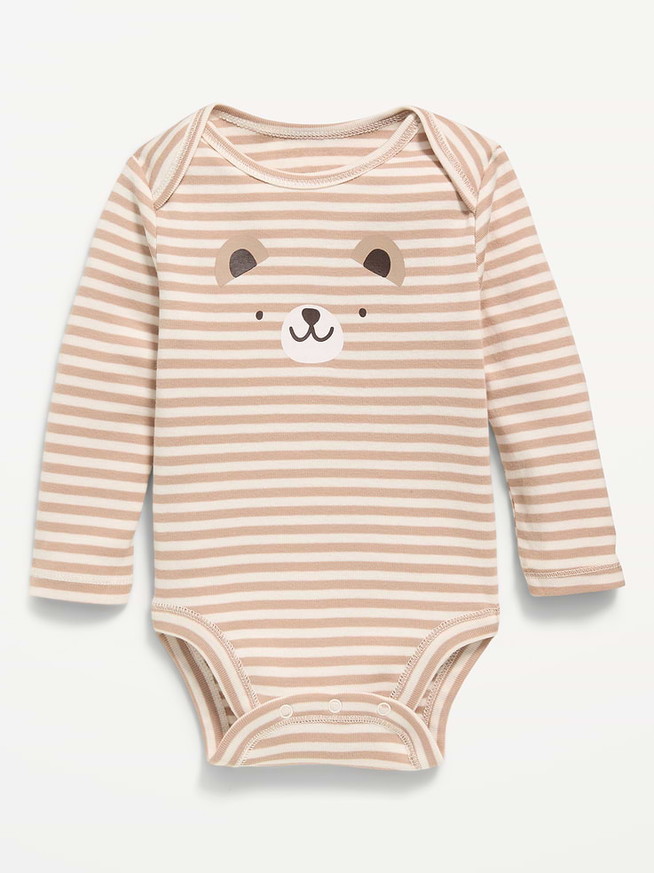 Image 3 of 4, Long-Sleeve Graphic Bodysuit for Baby