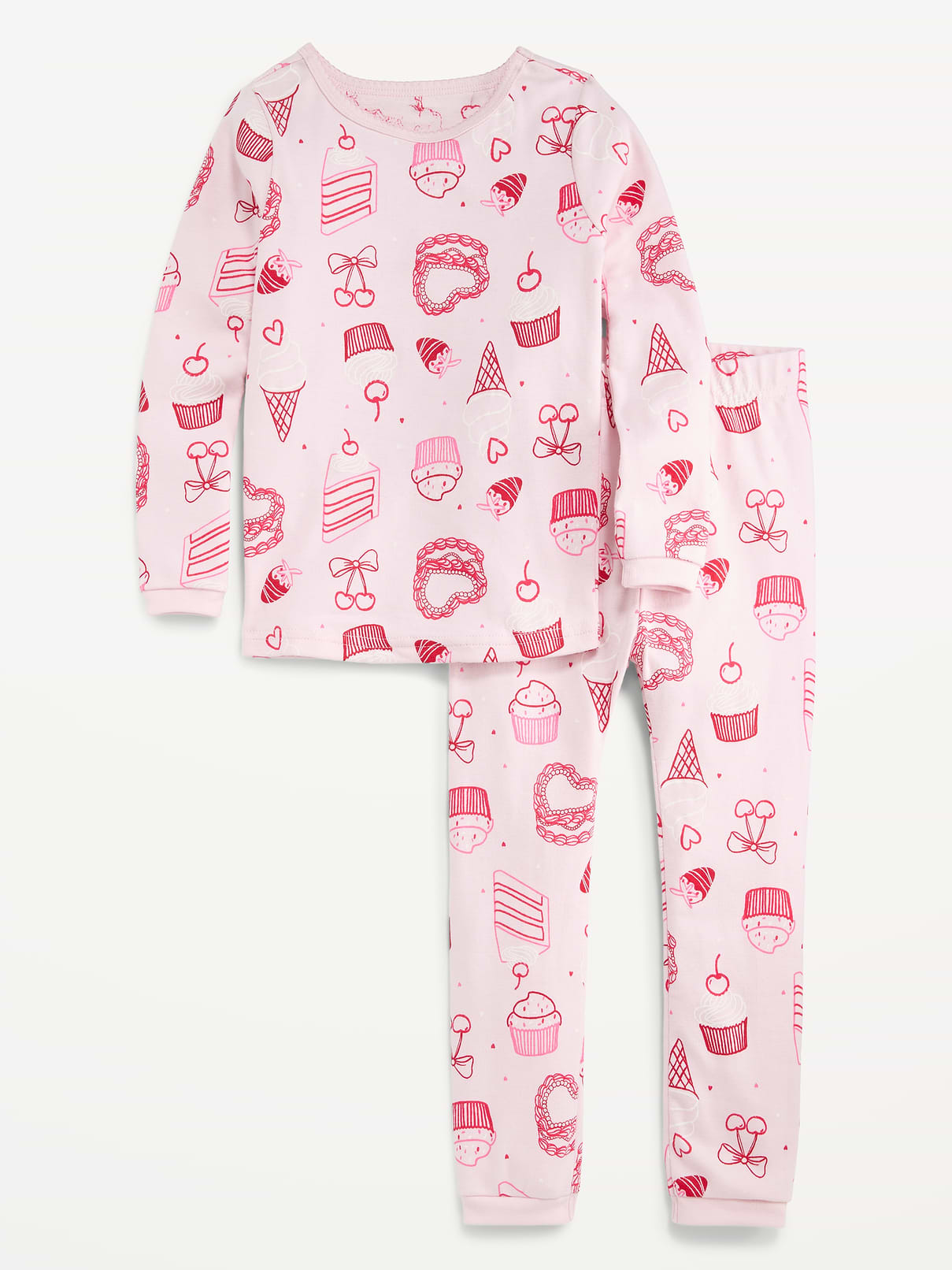 Image number 1 showing, Printed Snug-Fit Pajama Set for Toddler & Baby