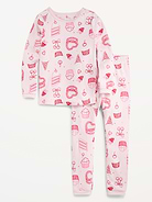Image number 1 showing, Printed Snug-Fit Pajama Set for Toddler & Baby