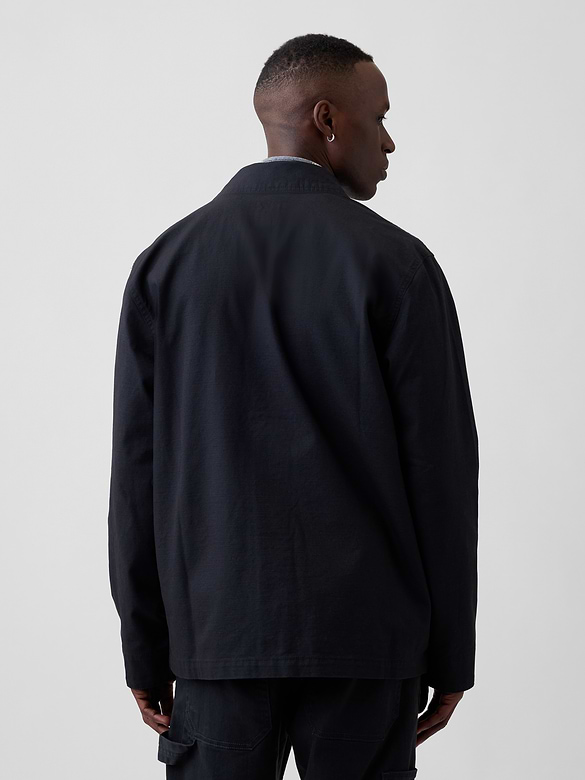 Relaxed Twill Chore Jacket