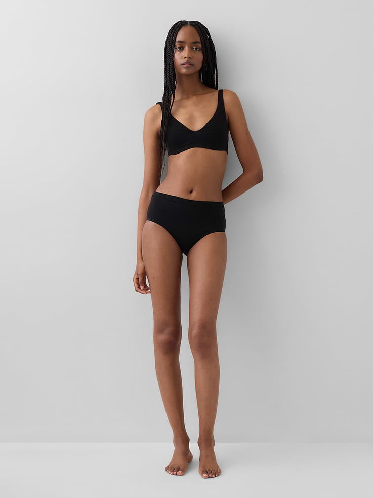 Image number 4 showing, Organic Stretch Cotton Unlined Bra