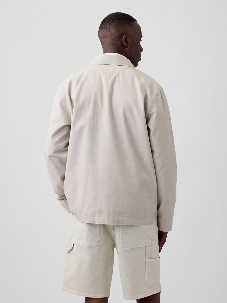 Image number 2 showing, Relaxed Twill Chore Jacket