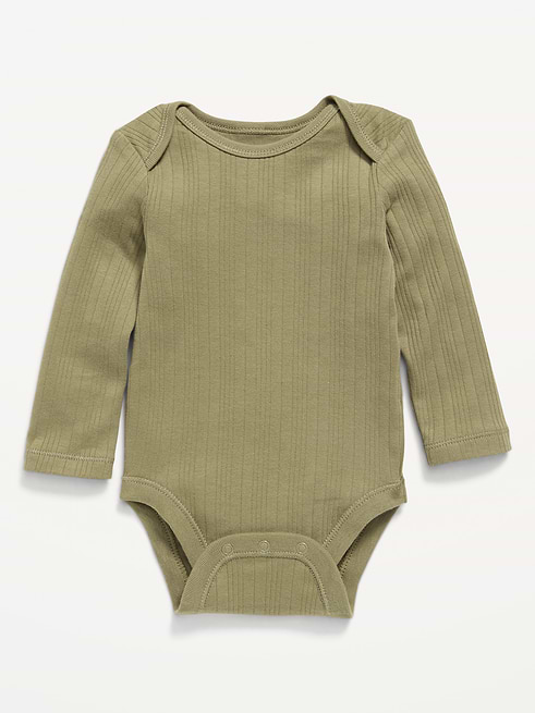 Long Long-Sleeve Ribbed Bodysuit for Baby clearance posted today