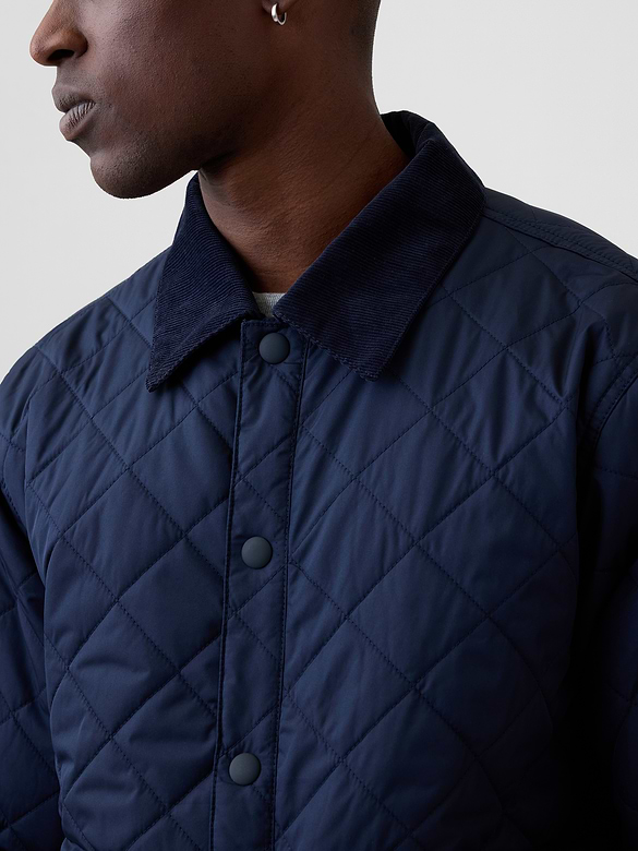 Relaxed Quilted Workwear Jacket