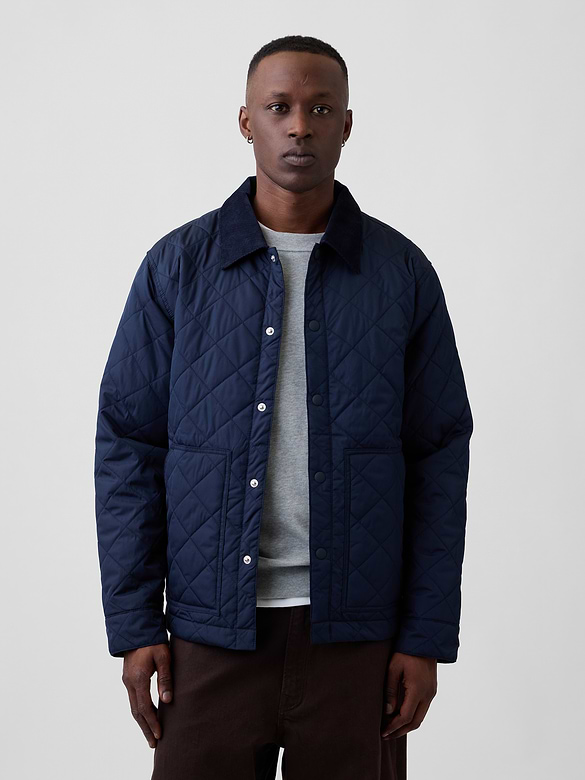 Relaxed Quilted Workwear Jacket