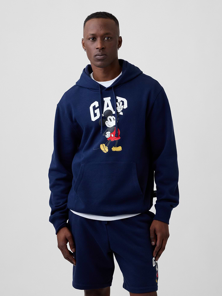 Image number 1 showing, Gap × Disney Mickey Mouse Relaxed Logo Hoodie
