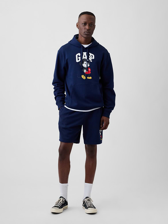 Gap × Disney Mickey Mouse Relaxed Logo Hoodie