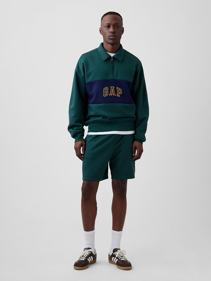 Image number 3 showing, Oversized Gap Logo Quarter-Zip Sweatshirt