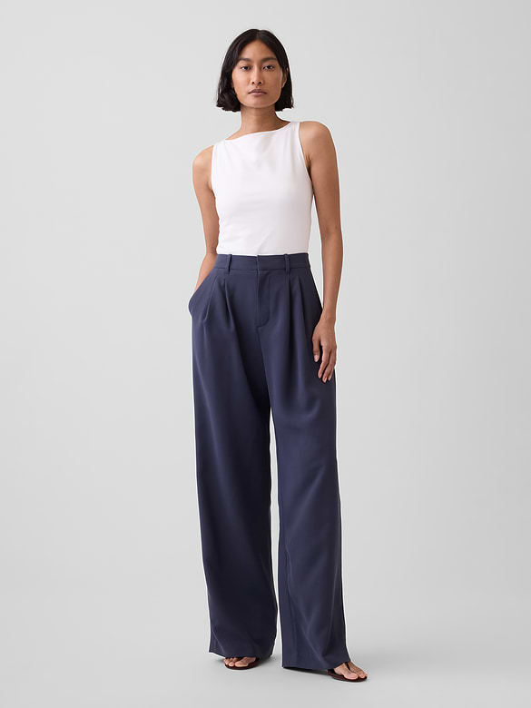 365 High Rise Pleated Trousers