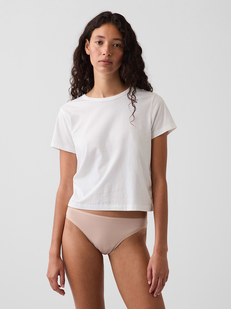 Image number 1 showing, SoftMade Organic Stretch Cotton Cheeky
