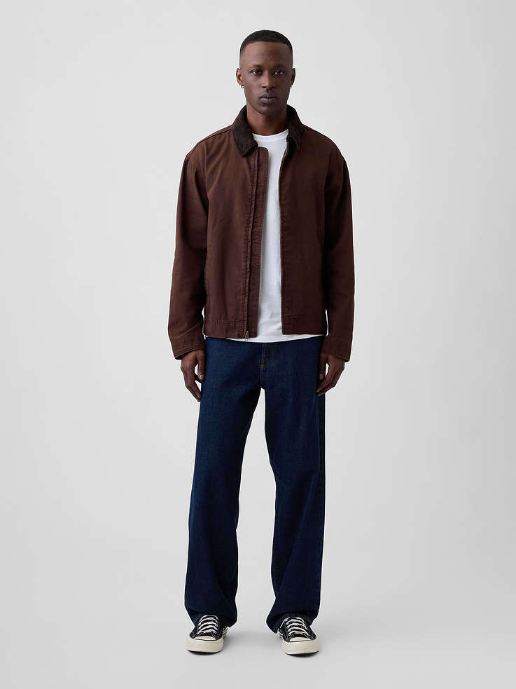 Image 3 of 5, Relaxed Canvas Barn Jacket