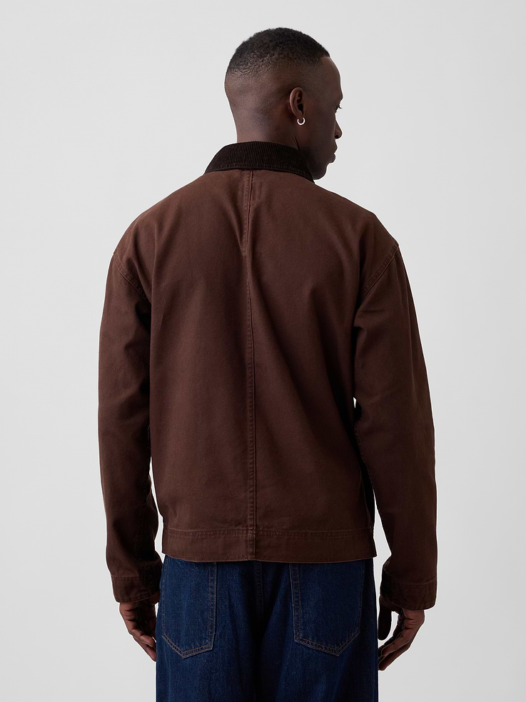 Image 2 of 5, Relaxed Canvas Barn Jacket