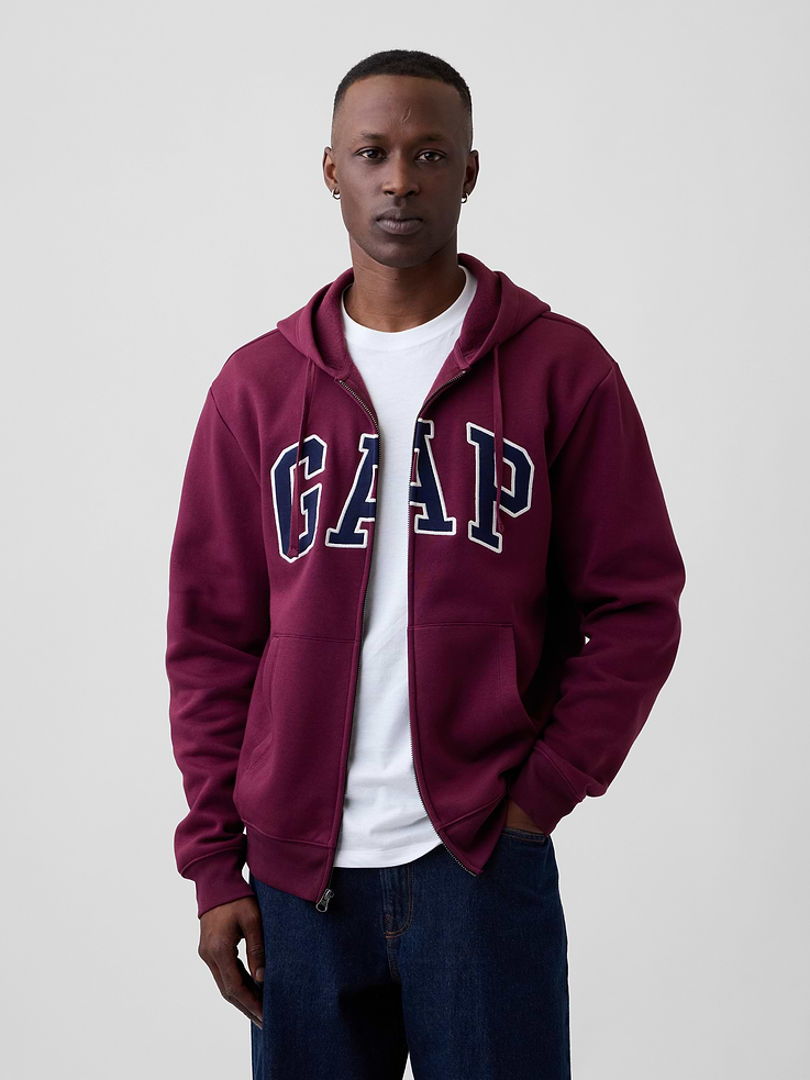 Image number 1 showing, Relaxed Gap Logo Zip Hoodie