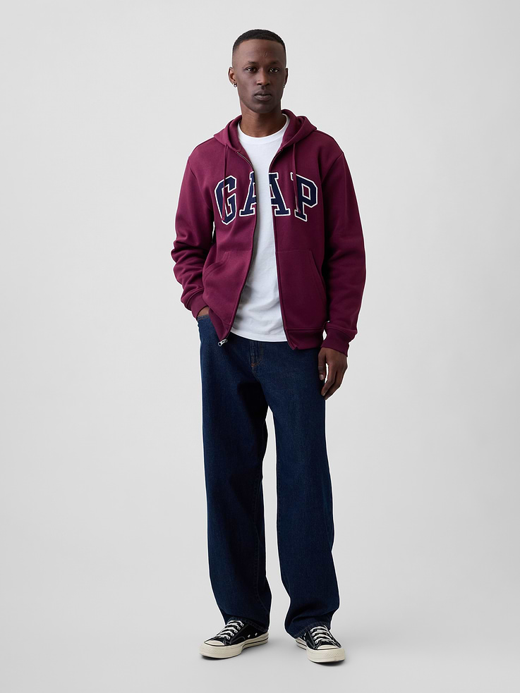 Image number 3 showing, Relaxed Gap Logo Zip Hoodie