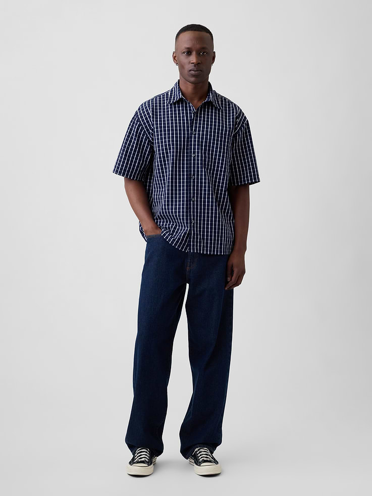 Image number 3 showing, Poplin Shirt in Boxy Fit