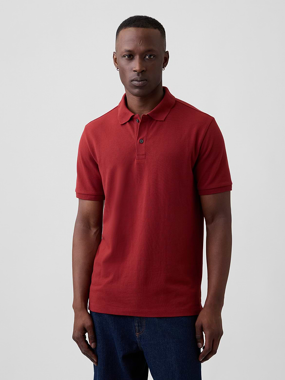 Stretch Pique Polo Shirt