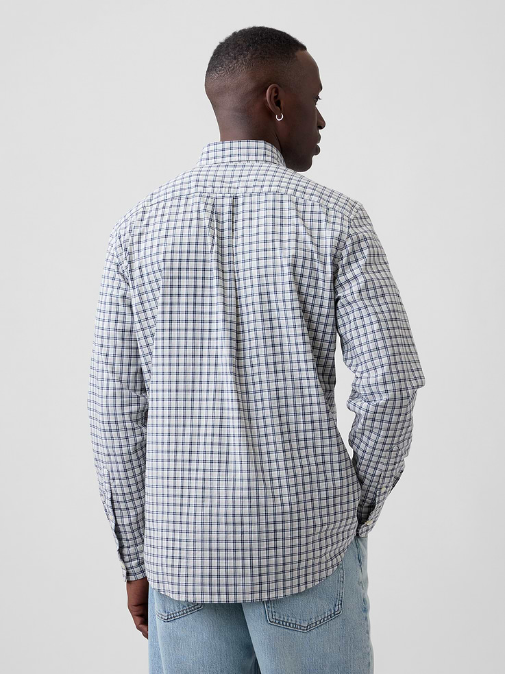 Image number 2 showing, Stretch Poplin Shirt in Standard Fit