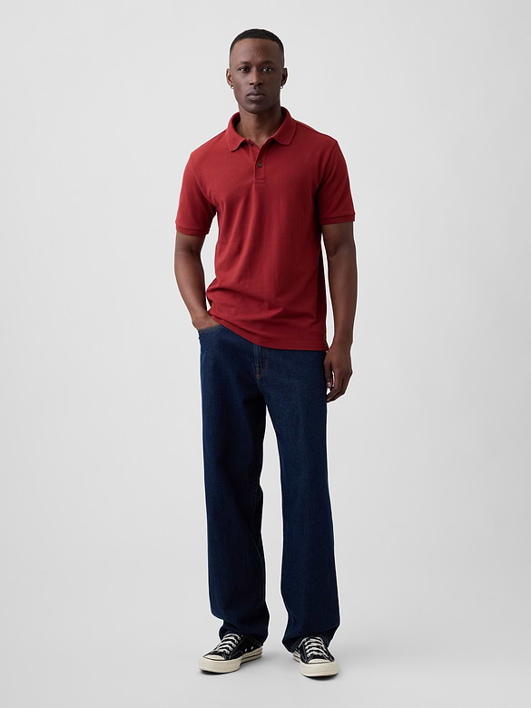 Stretch Pique Polo Shirt