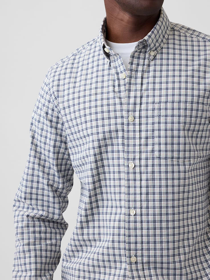 Image number 4 showing, Stretch Poplin Shirt in Standard Fit