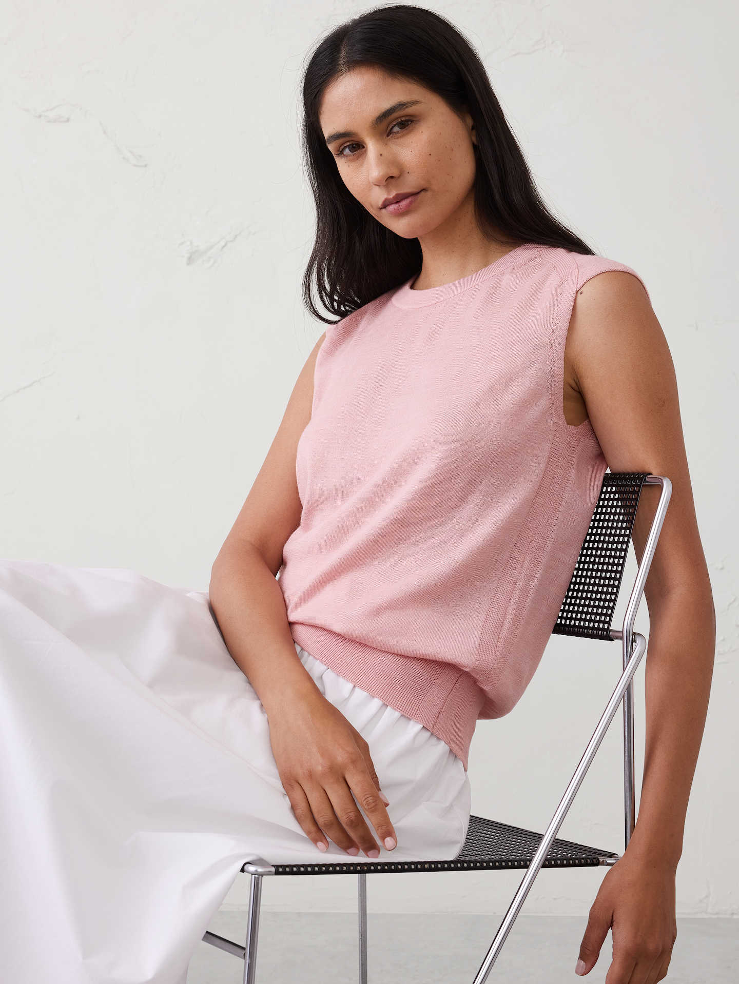Image number 1 showing, Merino Wool Shell Sweater