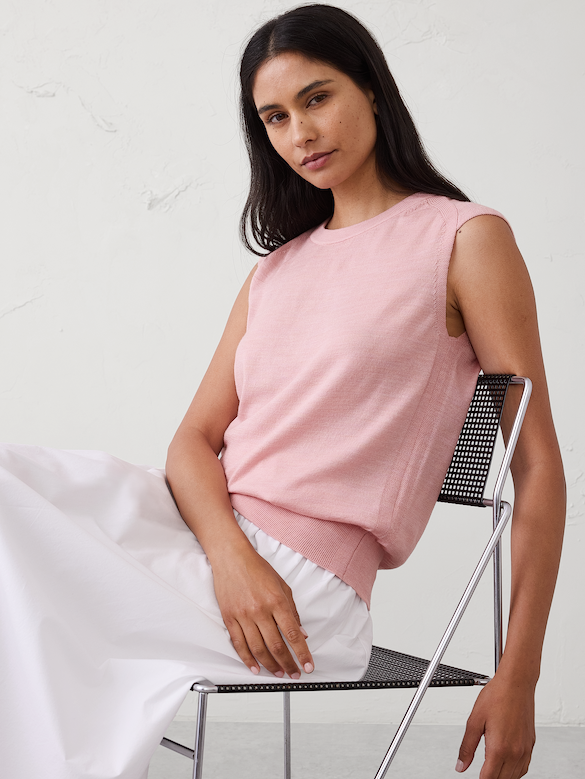 Merino Wool Shell Sweater