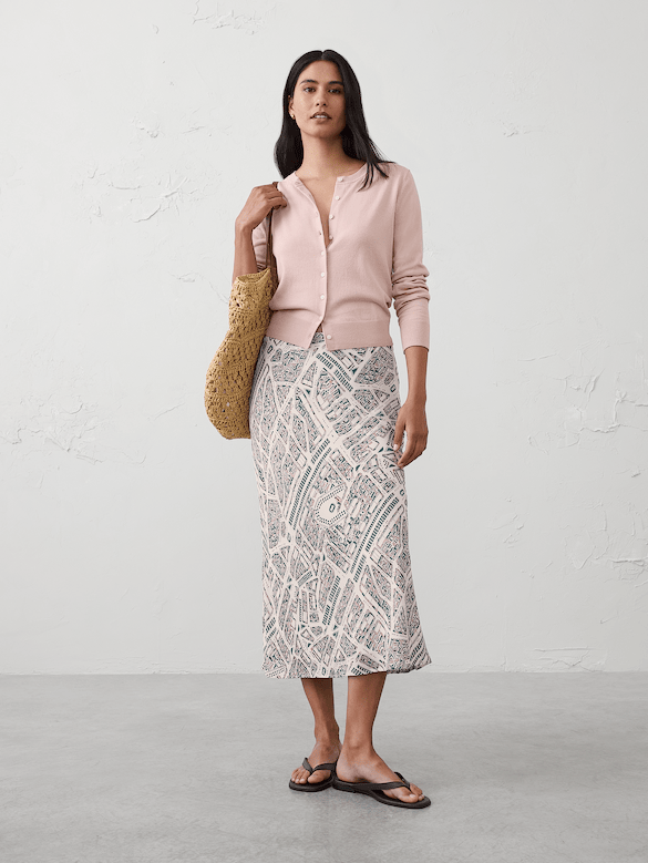 Midi Slip Skirt