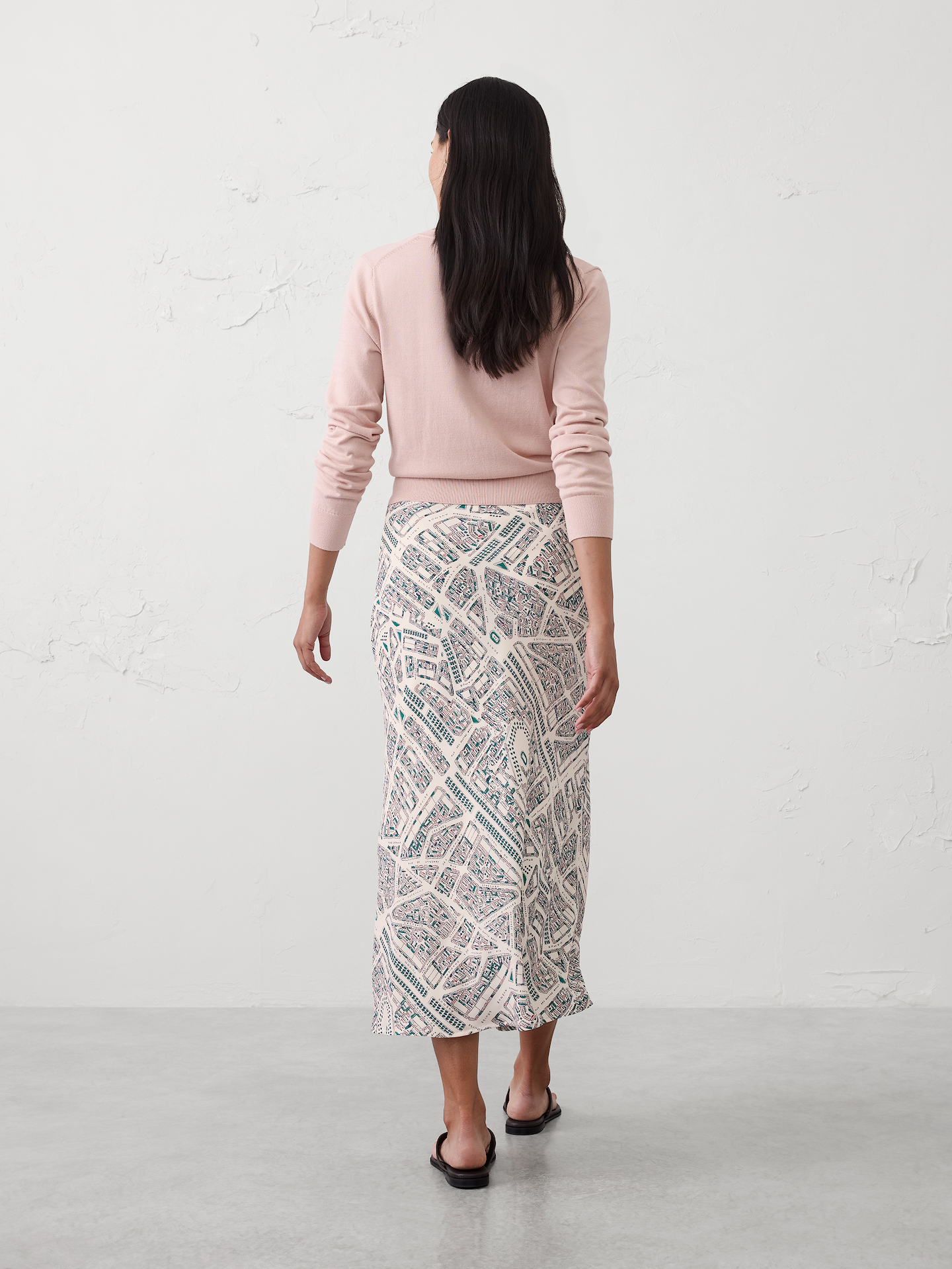 Image number 2 showing, Midi Slip Skirt