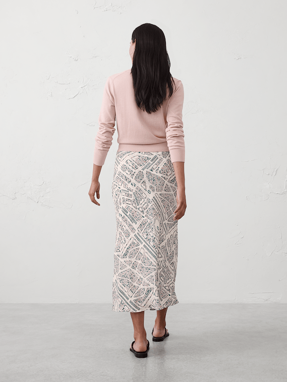 Midi Slip Skirt
