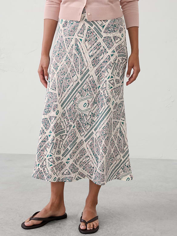Midi Slip Skirt