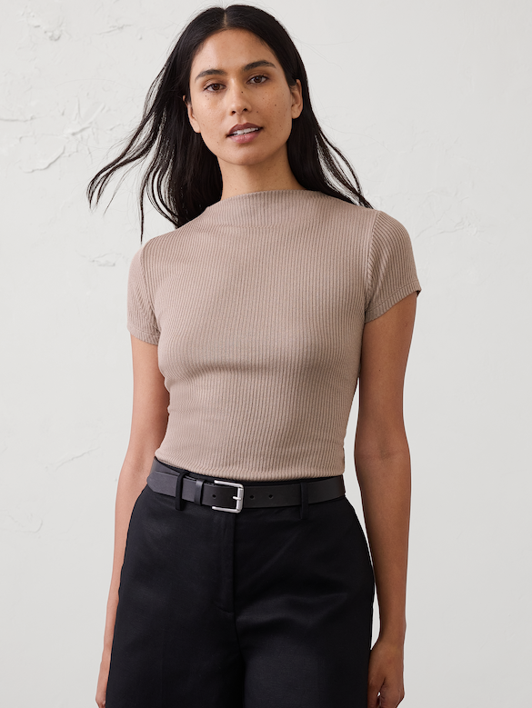 Soft Luxe Ribbed T-Shirt