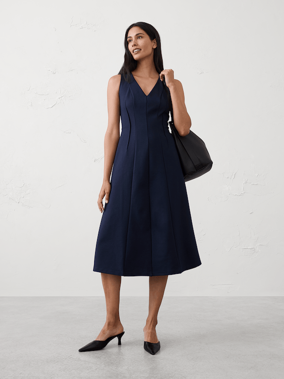 Ponte Midi Dress