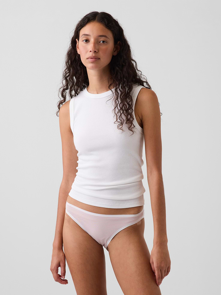 Image number 1 showing, SoftMade Organic Stretch Cotton Bikini
