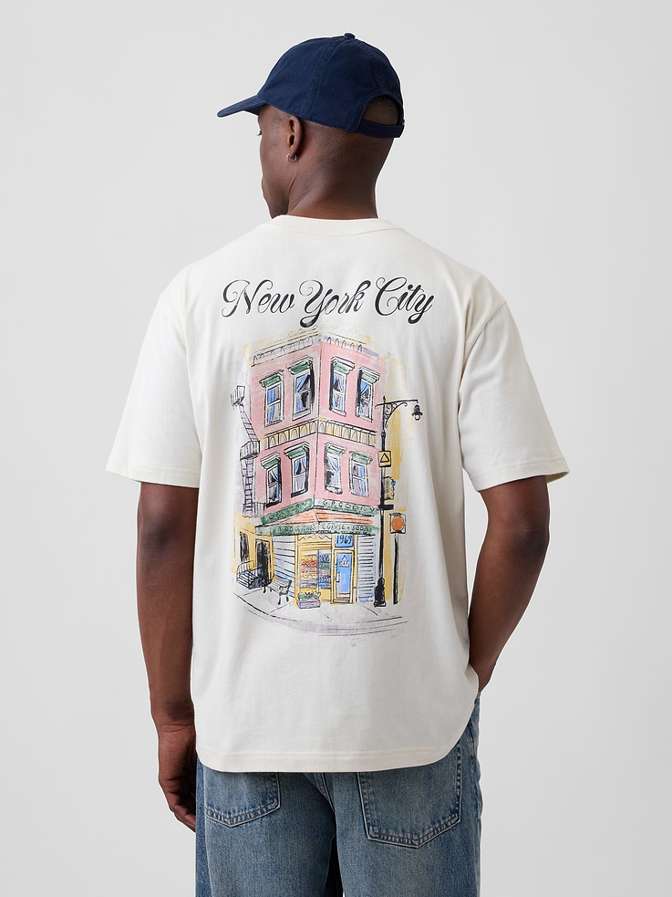 Image number 2 showing, Everyday Soft Relaxed Graphic T-Shirt