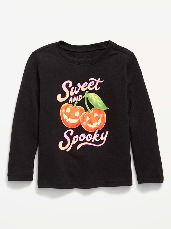 Long-Sleeve Unisex Graphic T-Shirt for Toddler