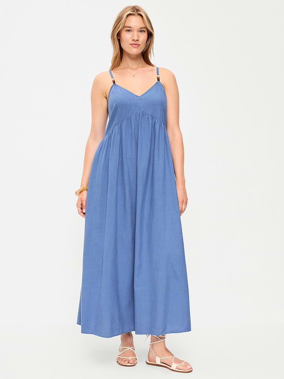 Sleeveless Boho Maxi Dress